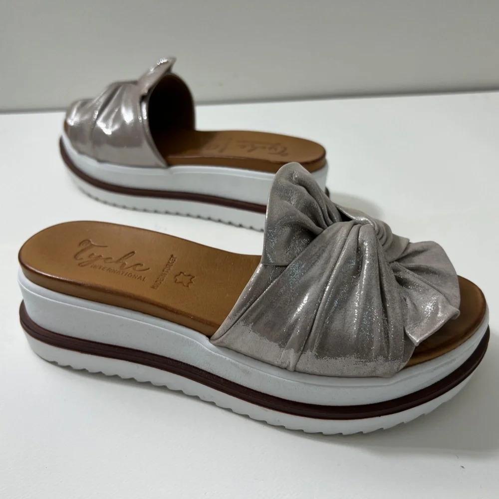 Platform Open Toe Slides - Picture 2 of 10